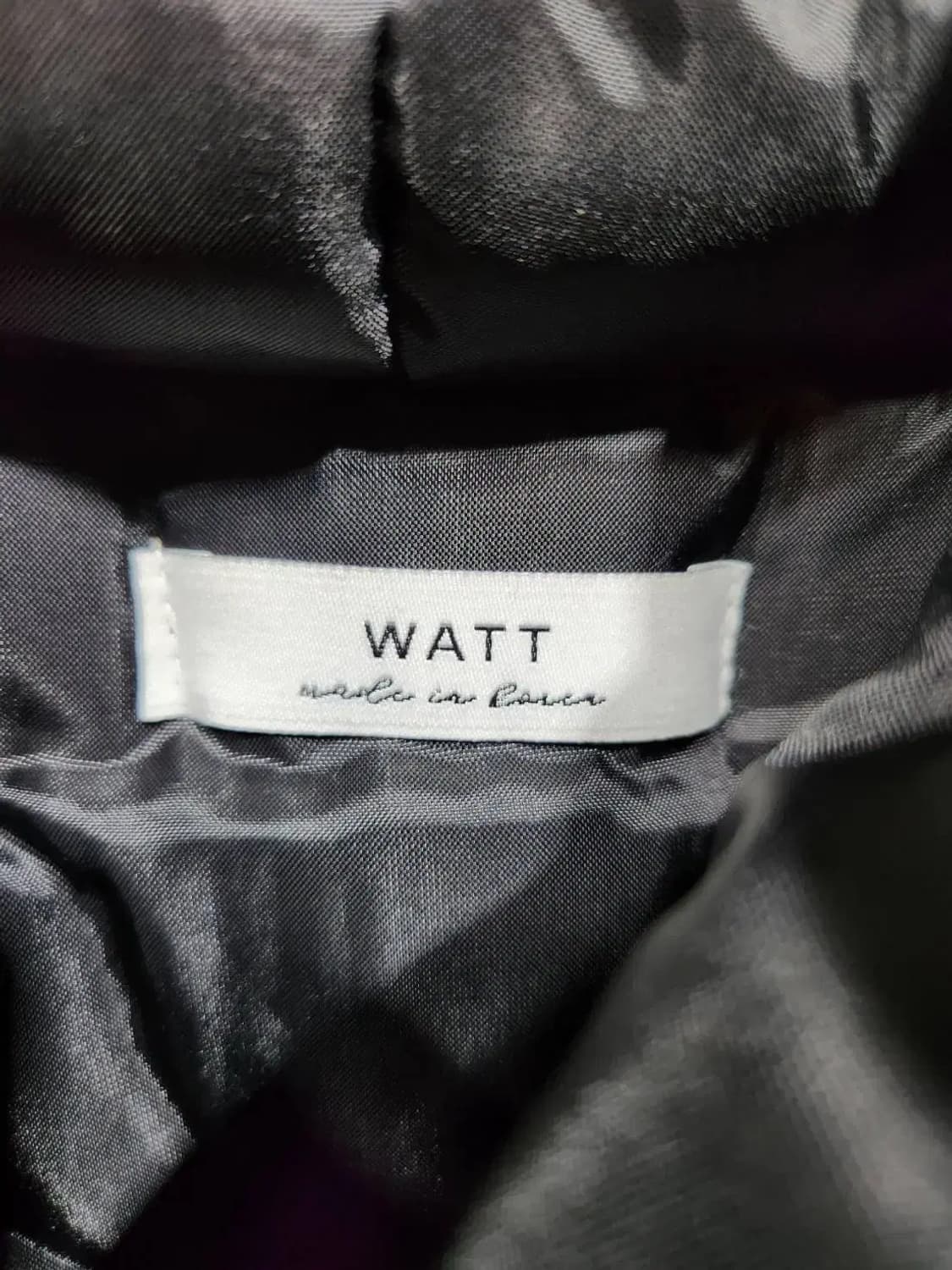 F/ WATT 와트 나일론 후드 붐버자켓 브라운 /0514 상품이미지4