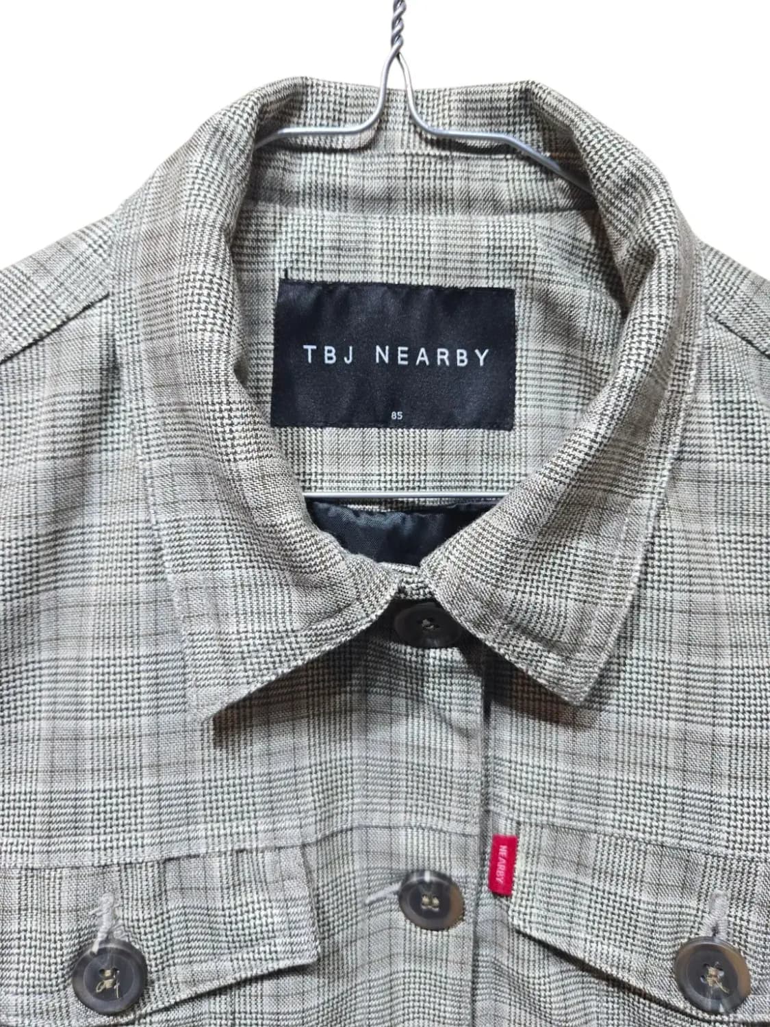 85/ TBJ NEARBY 티비제이 여성 체크 숏자켓 /0702 상품이미지3