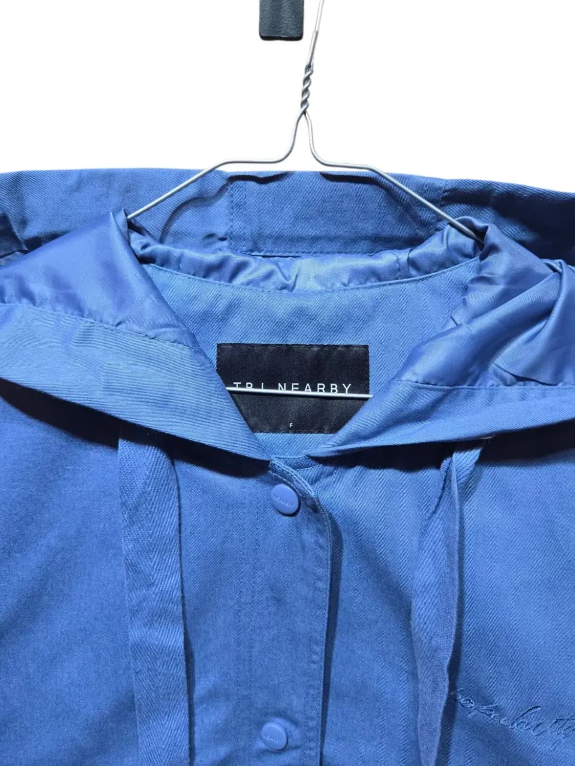 F/ TBJ NEARBY 티비제이 여성 후드숏자켓 블루 /0702 상품이미지3