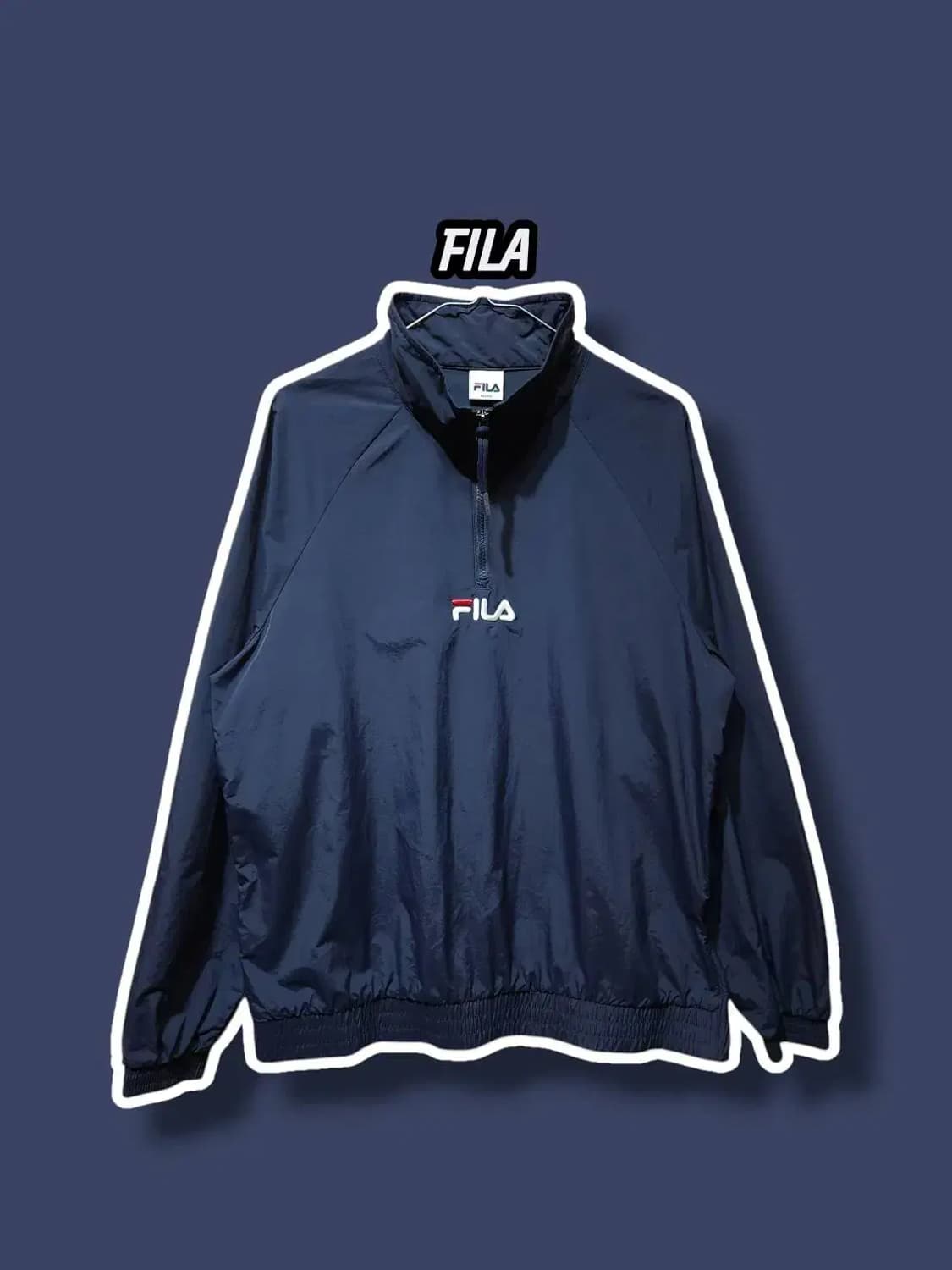 M/ FILA 휠라 반집업 아노락 네이비 /0827 상품이미지1