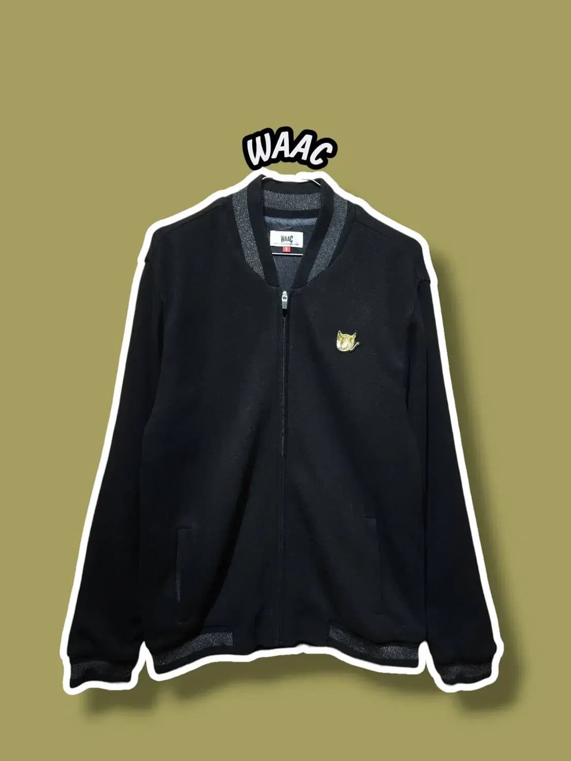3/ WAAC 왁 집업 자켓 블랙 /0828 상품이미지1