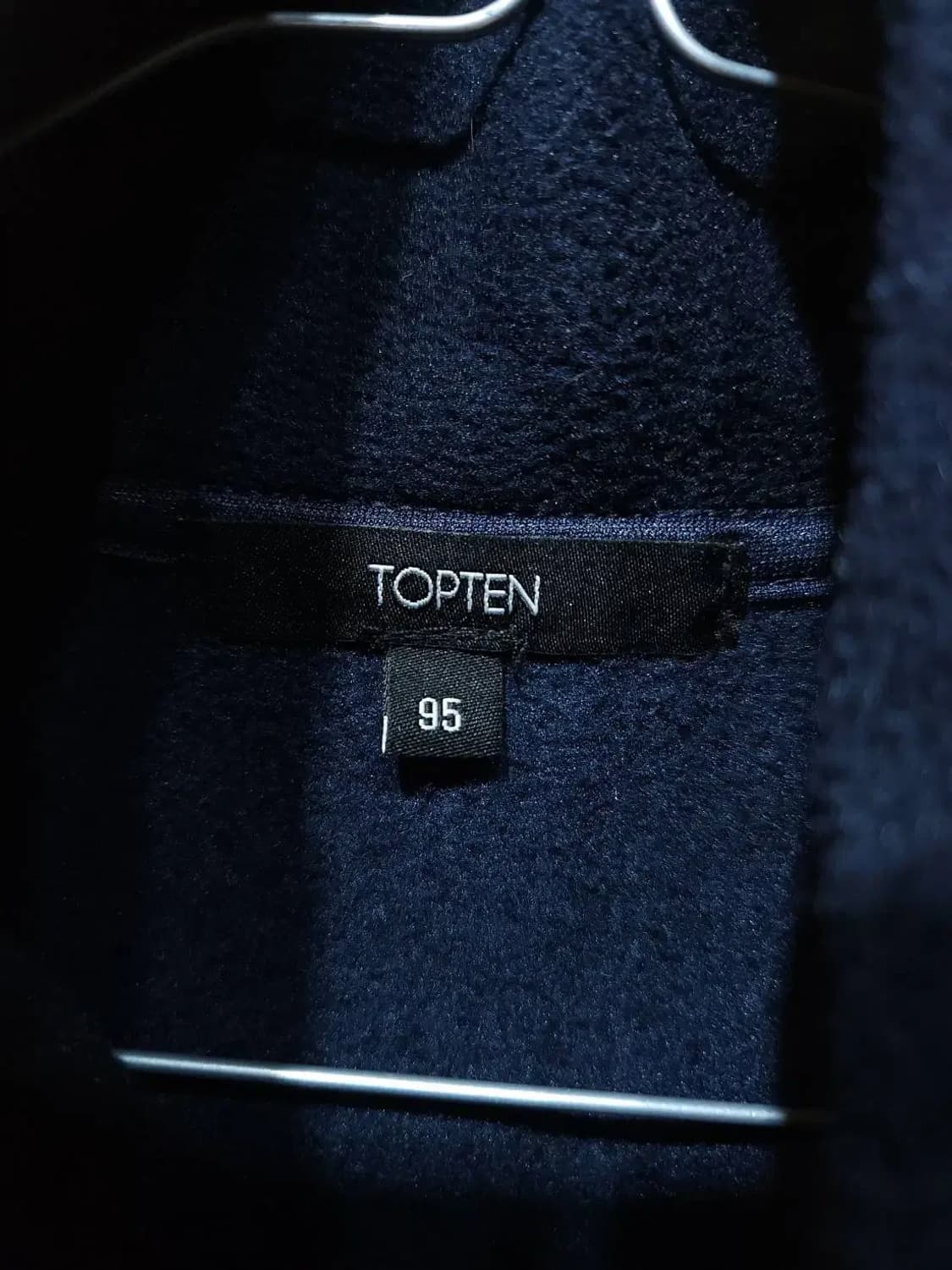 95/ 탑텐 패턴 후리스 집업 자켓 네이비 /1001 상품이미지4