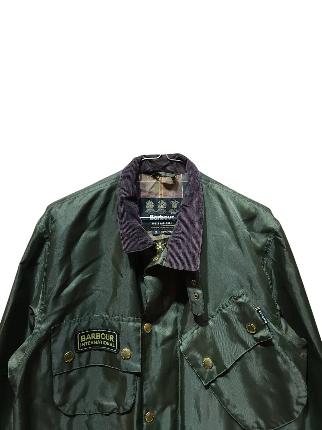 S/ 바버 인터네셔널 A7 BRIGHT BRASS 폴리자켓 /1002 상품이미지2
