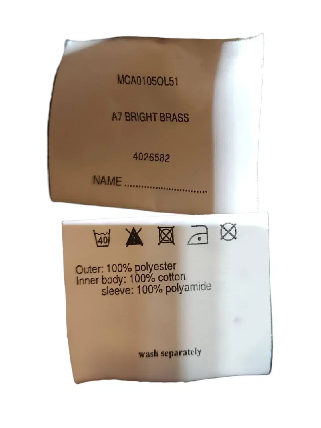 S/ 바버 인터네셔널 A7 BRIGHT BRASS 폴리자켓 /1002 상품이미지6