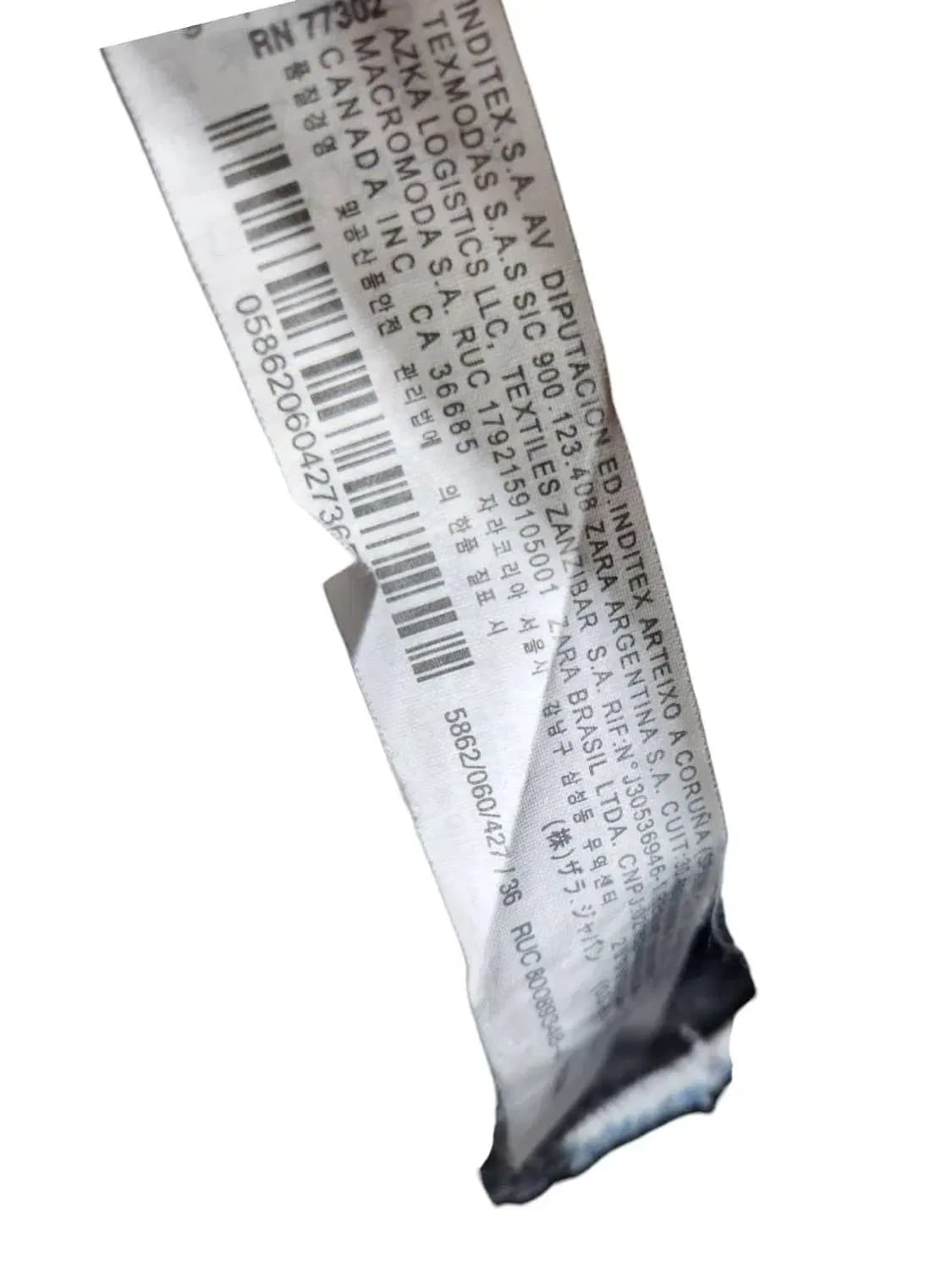 36/ 자라 하이웨스트 밴딩 데님 팬츠 /1021 상품이미지6