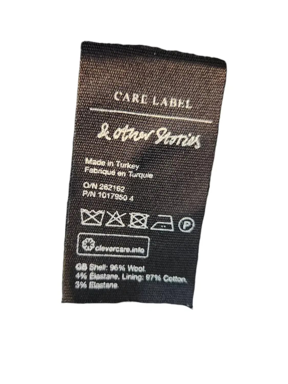 EU38/ 앤아더스토리즈 와이드 울 트라우저 울 체크 팬츠 /1021 상품이미지6