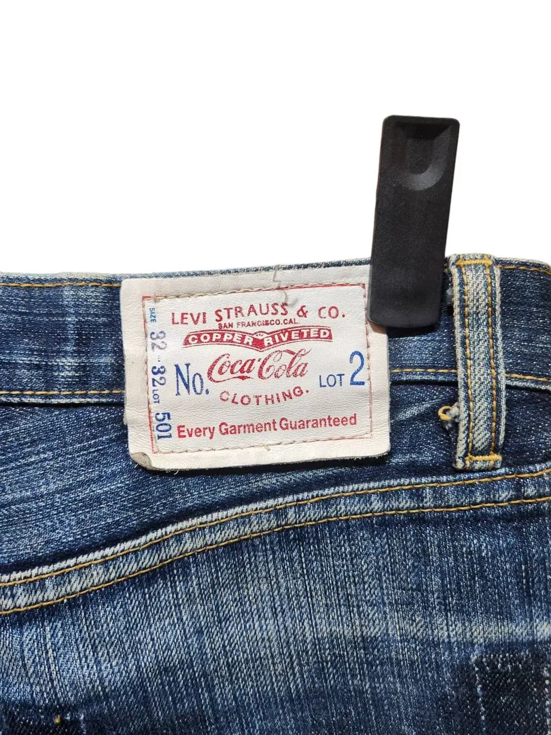 32/ 리바이스 501 코카콜라 데님 팬츠 /1021 상품이미지9
