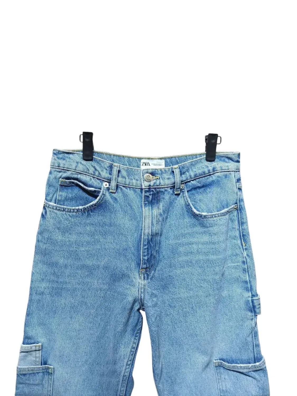 EUR38/ 자라 데님 카고 바지 /1021 상품이미지2