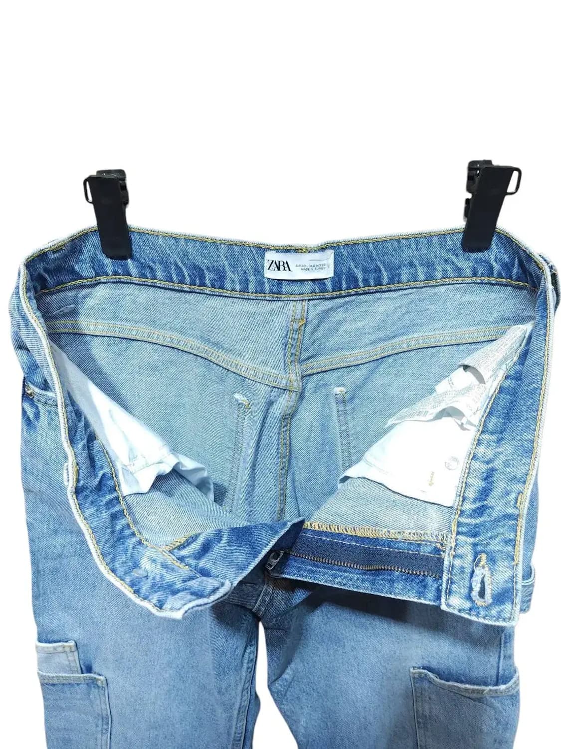 EUR38/ 자라 데님 카고 바지 /1021 상품이미지4