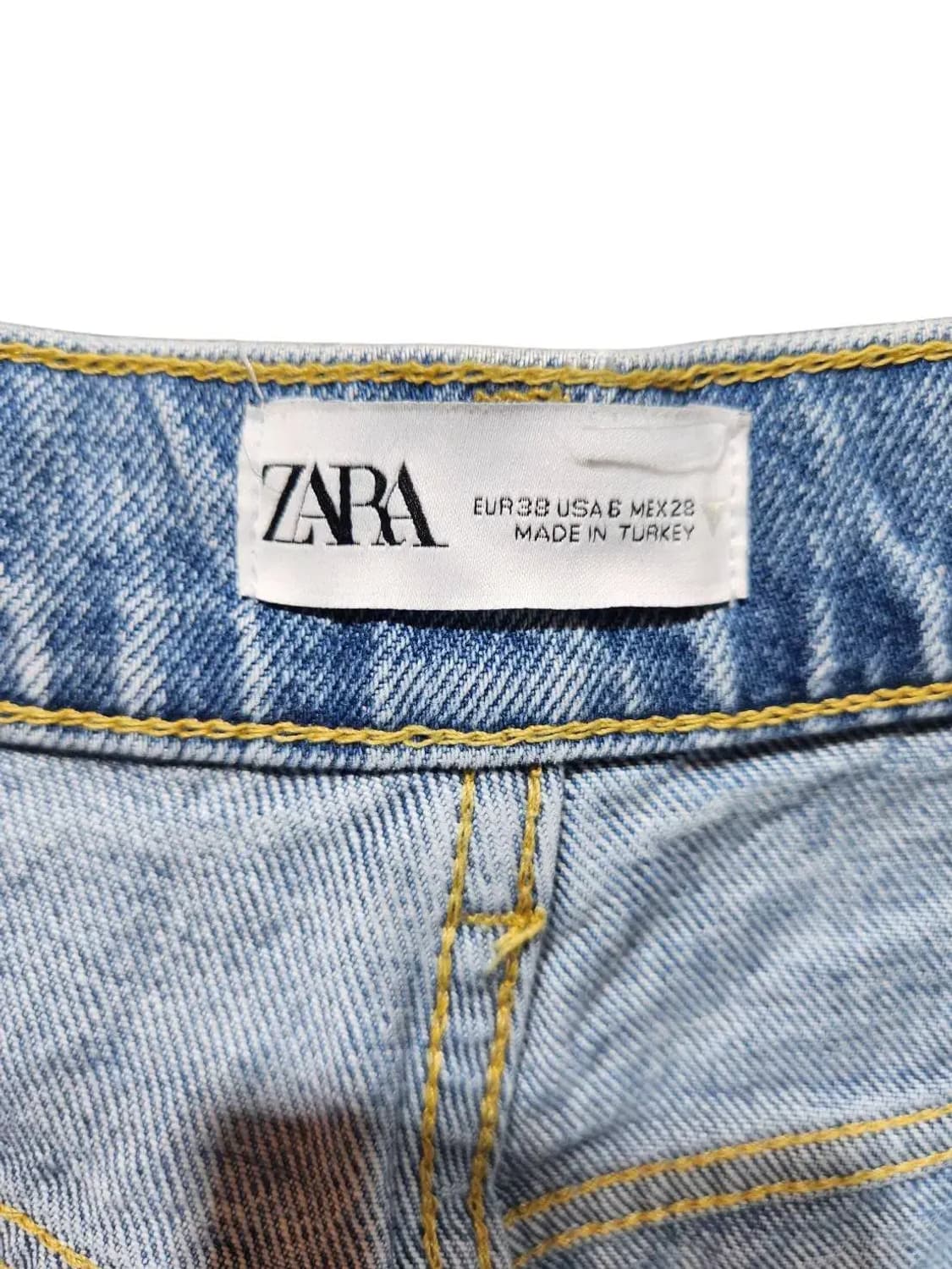 EUR38/ 자라 데님 카고 바지 /1021 상품이미지5