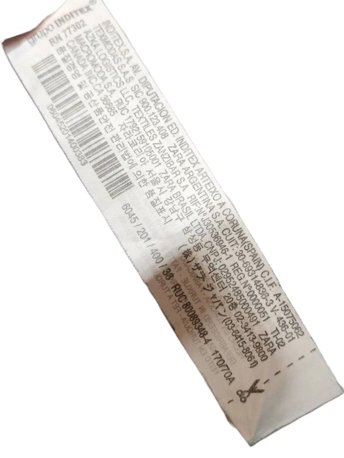 EUR38/ 자라 데님 카고 바지 /1021 상품이미지6