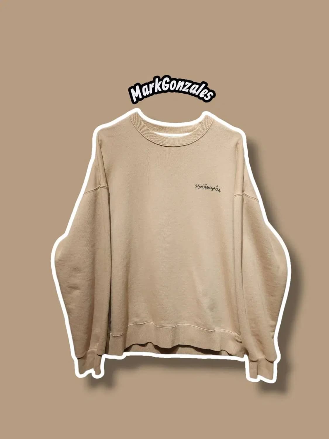 L/ 마크곤잘레스 맨투맨 베이지 /1021 상품이미지1