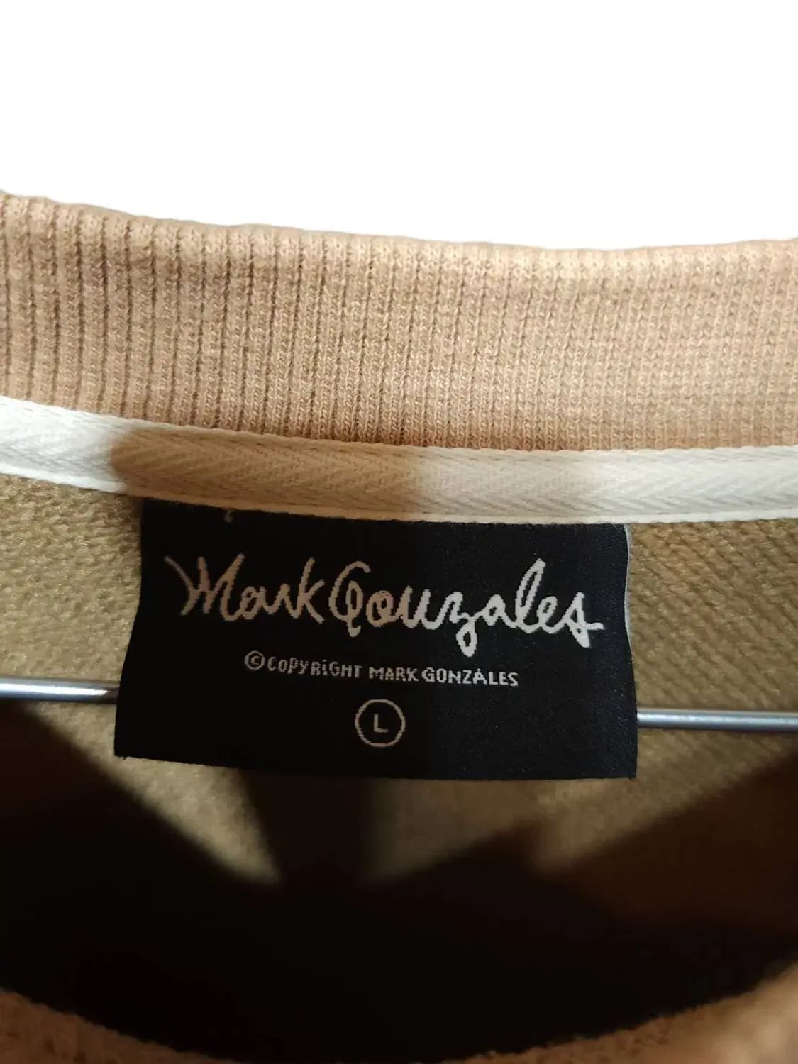 L/ 마크곤잘레스 맨투맨 베이지 /1021 상품이미지4