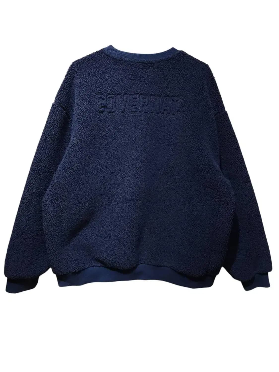 L/ 커버낫 뽀글이 맨투맨 네이비 /1022 상품이미지6