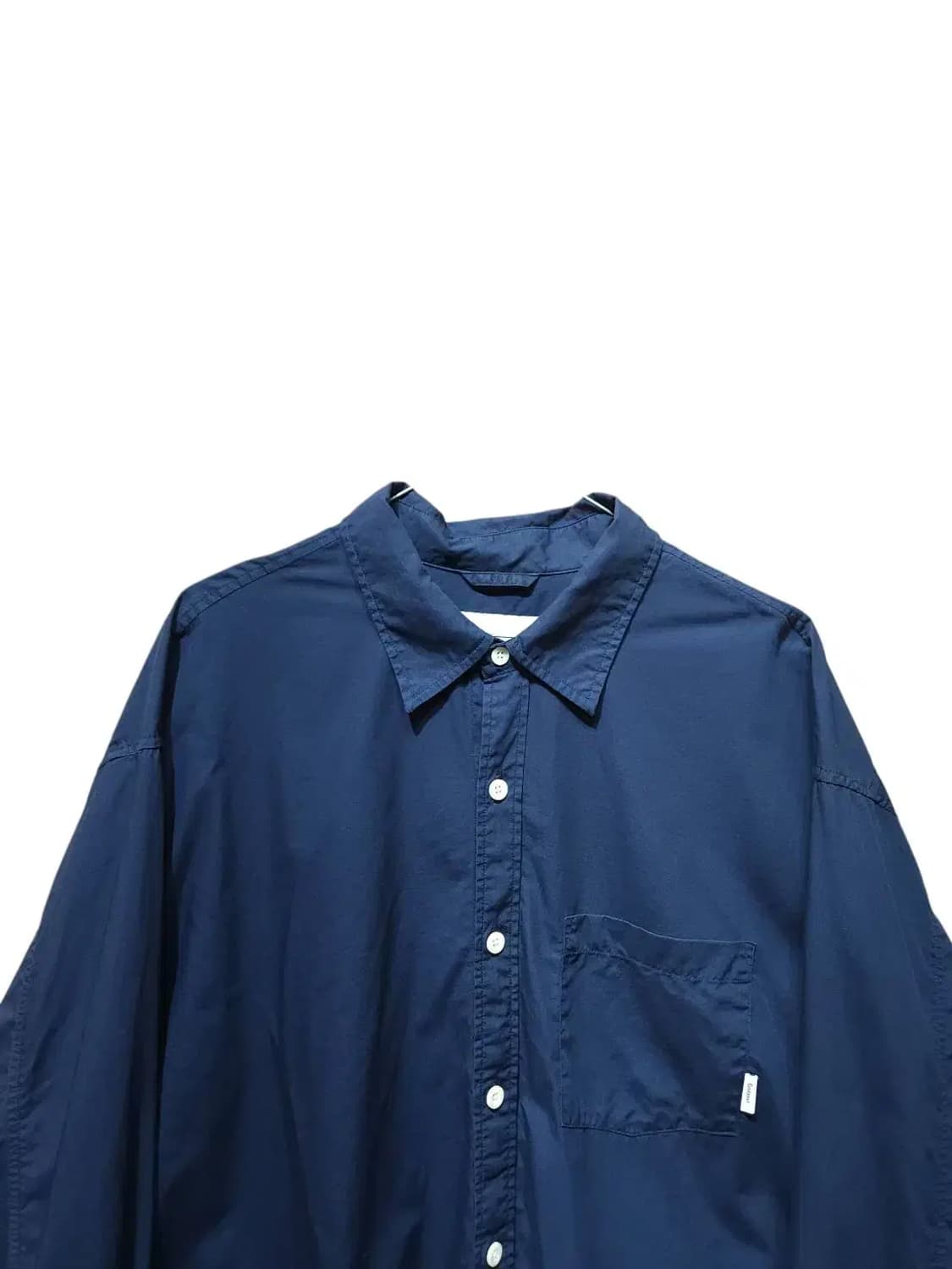 L/ 커버낫 1PK 포플린 셔츠 네이비 /1022 상품이미지2