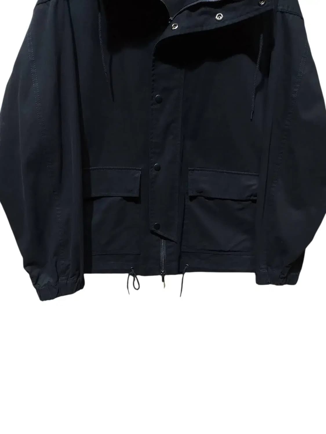 M/ 파르티멘토 하이넥 후드 야상 집업 자켓 블랙 /1022 상품이미지3
