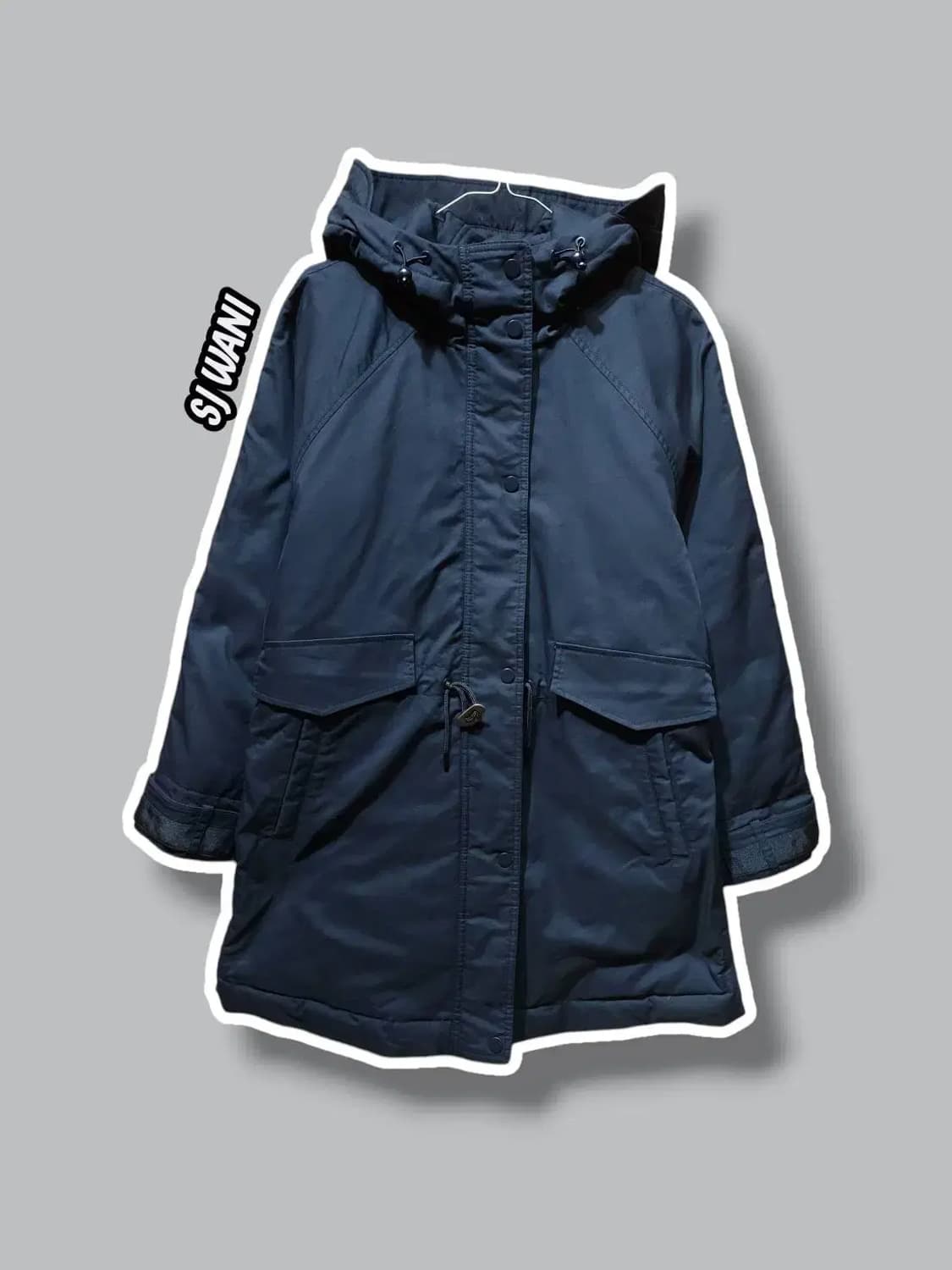 88/ SJ 와니 손정완 구스다운 야상 패딩 네이비 /1022 상품이미지1