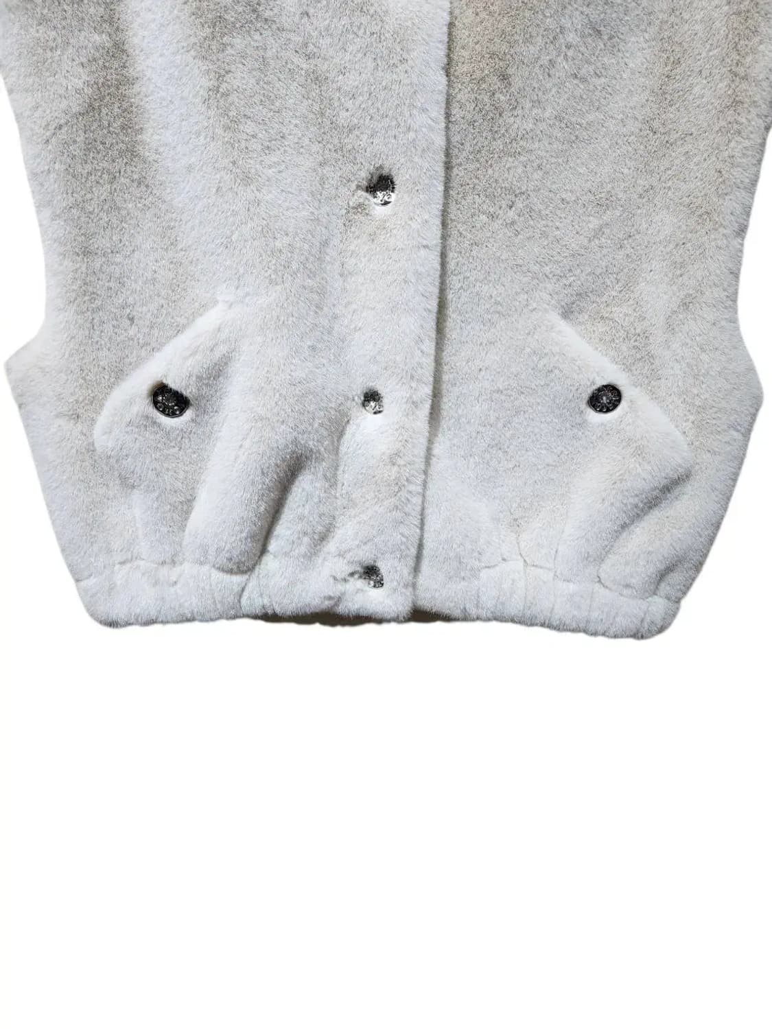 F/ NICE CLAUP 나이스클랍 인조퍼 베스트 조끼 /1022 상품이미지3