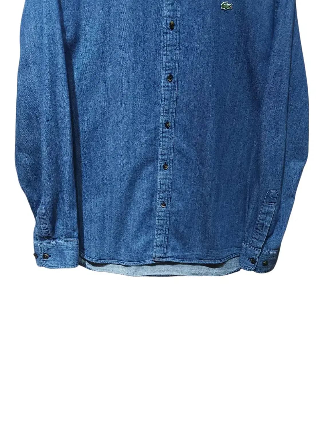 L/ 라코스테 슬림핏 긴팔 데님 셔츠 /1022 상품이미지3