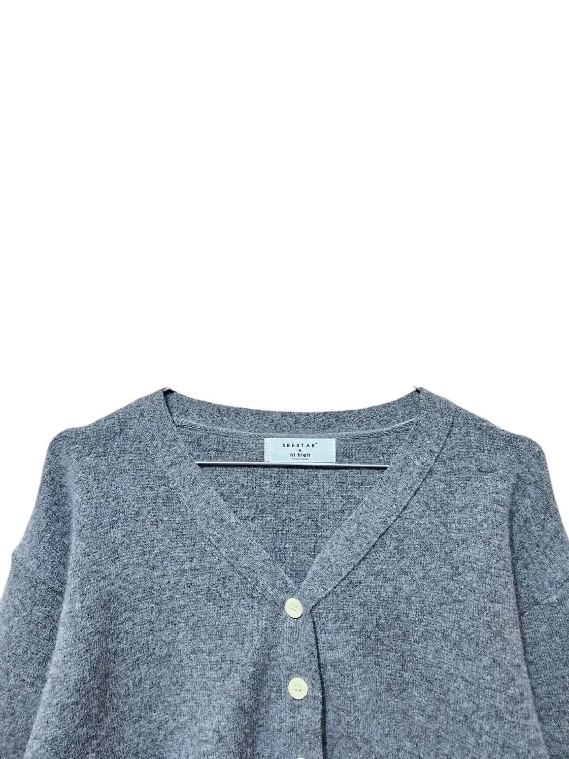 F/ seestar&hihigh 여성 니트 가디건 그레이 /1023 상품이미지2