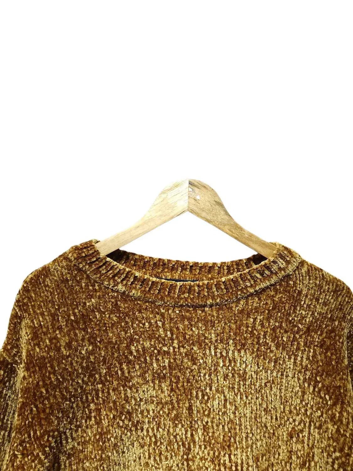 M/ 자라 벨벳 언발란스 니트 브라운 /1023 상품이미지2