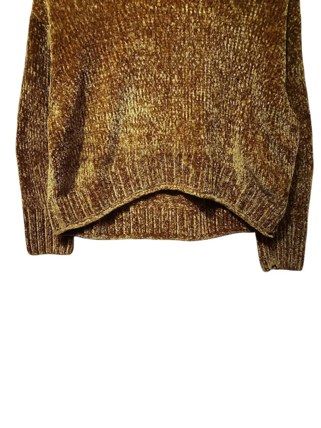 M/ 자라 벨벳 언발란스 니트 브라운 /1023 상품이미지3