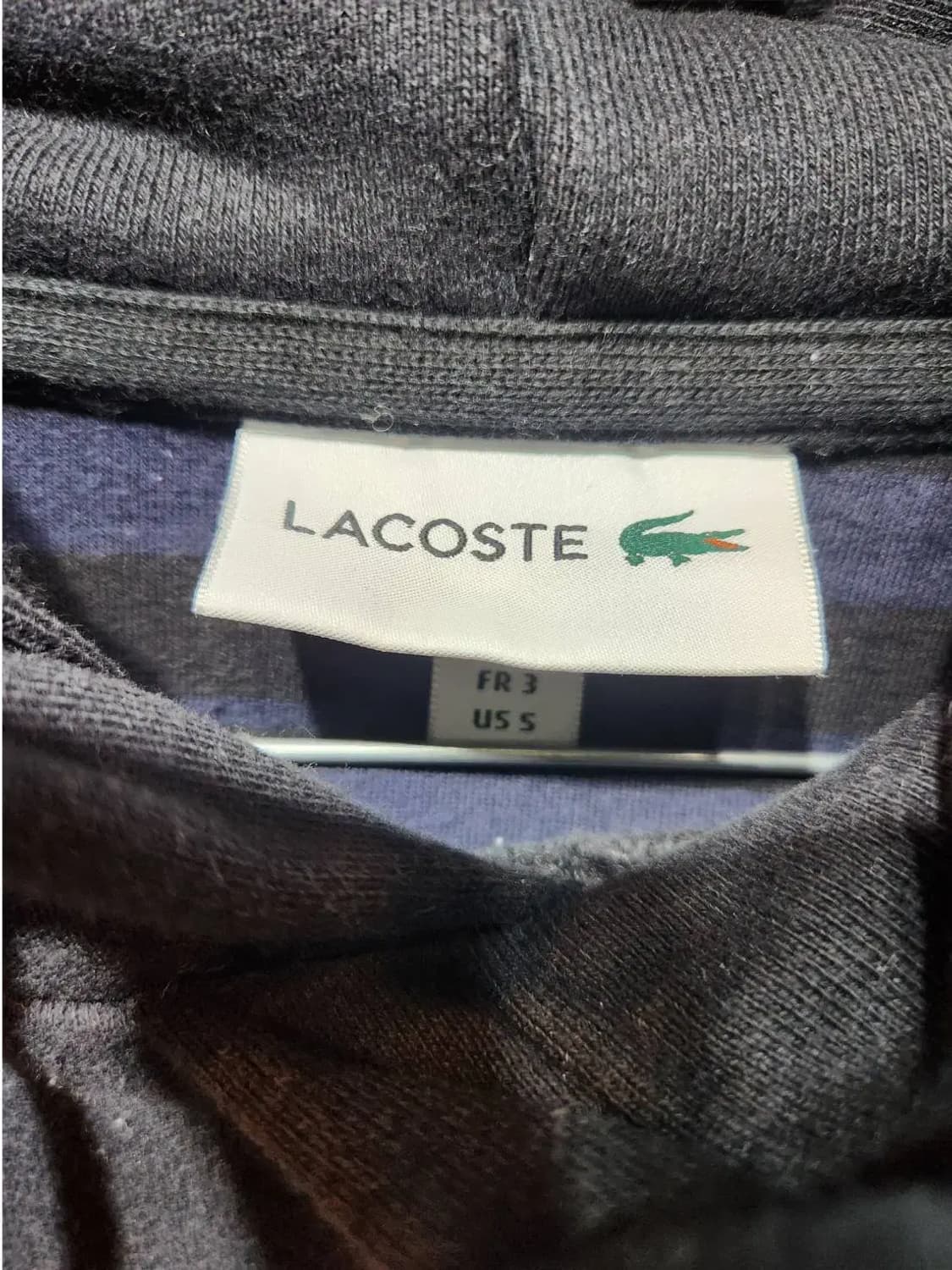 95/ 라코스테 후드티 블랙 /1023 상품이미지4