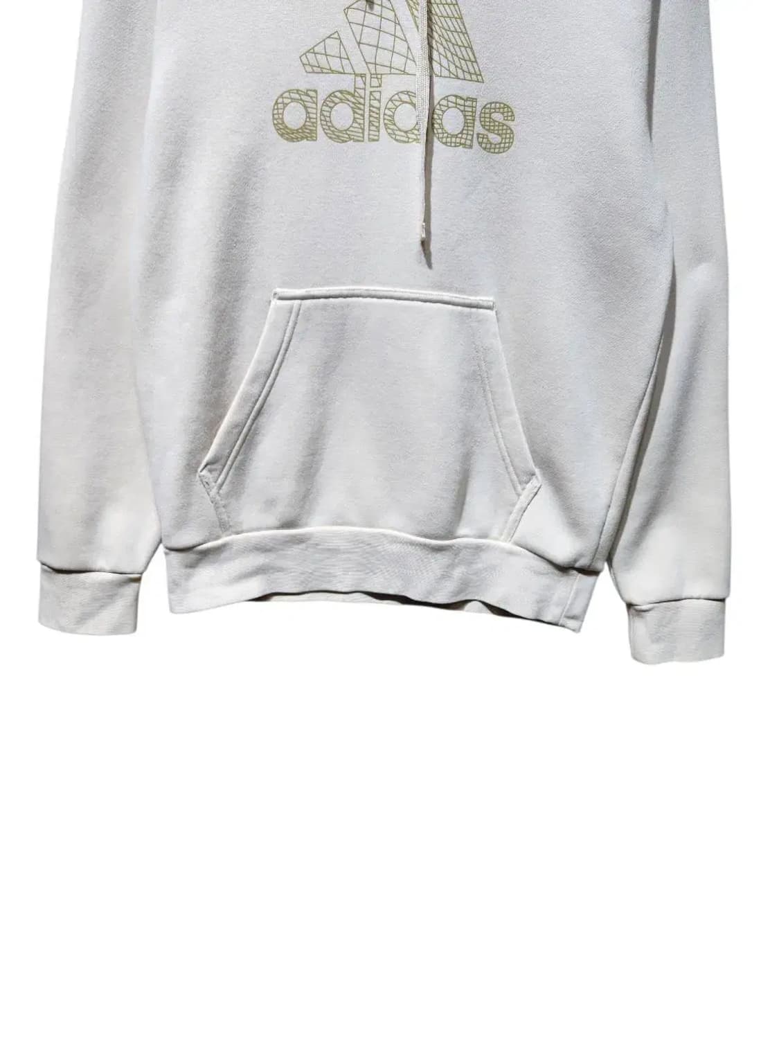 M/ 아디다스 기모 후드티 아이보리 /1023 상품이미지3