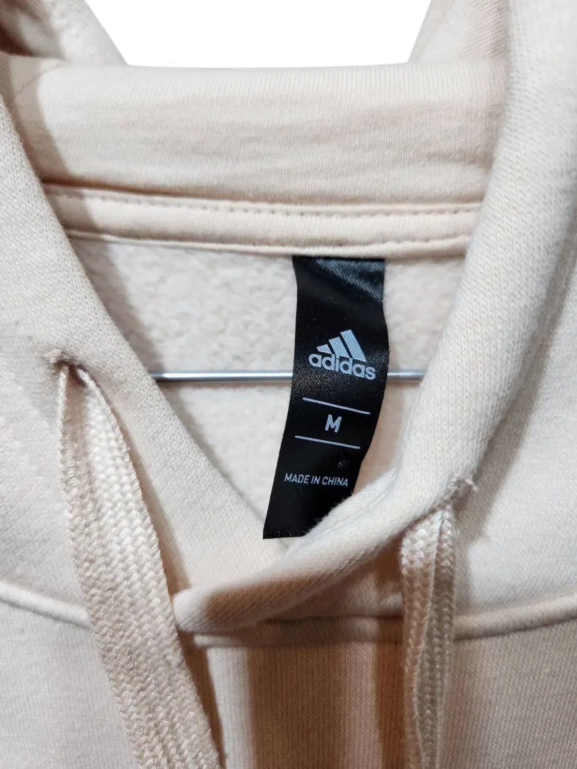 M/ 아디다스 기모 후드티 아이보리 /1023 상품이미지4