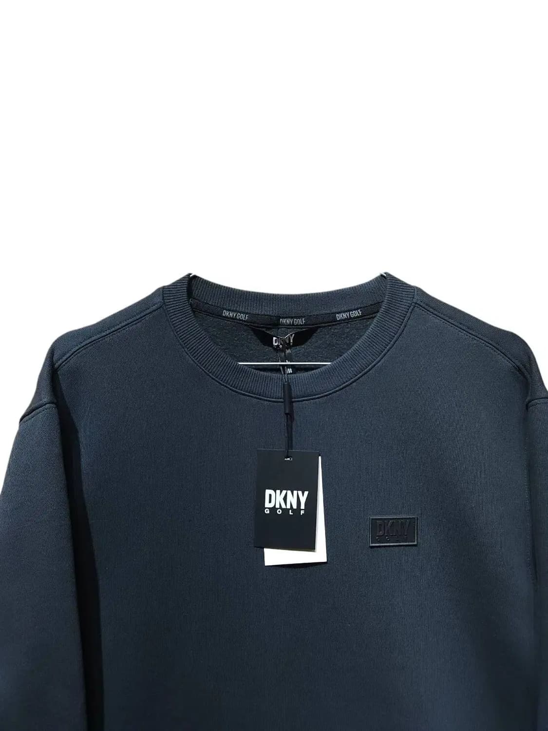 L/ DKNY 디케이엔와이 골프 기모 맨투맨 챠콜 새상품 /1023 상품이미지2