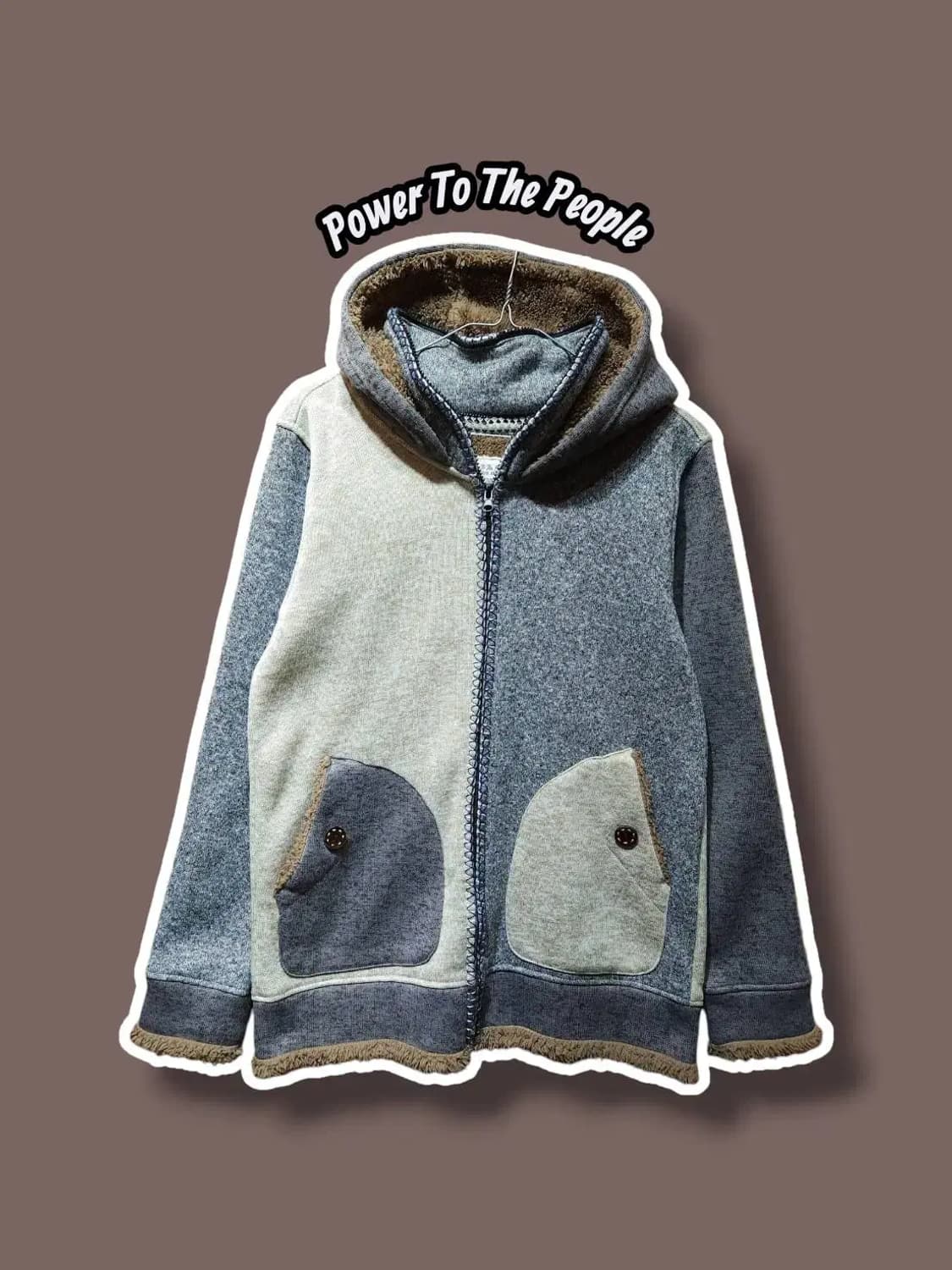 M/ 파워투더피플 블랑켓 후드집업 /1023 상품이미지1