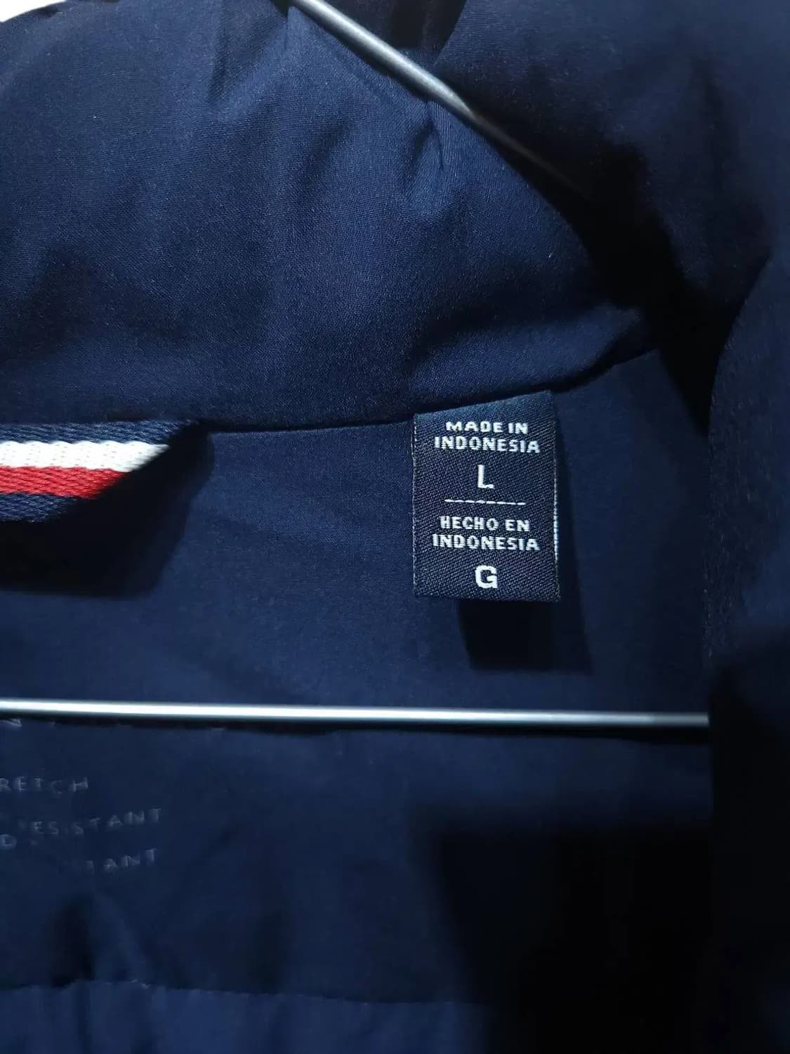 L/ 타미힐피거 퀼팅 패딩 자켓 네이비 /1023 상품이미지4