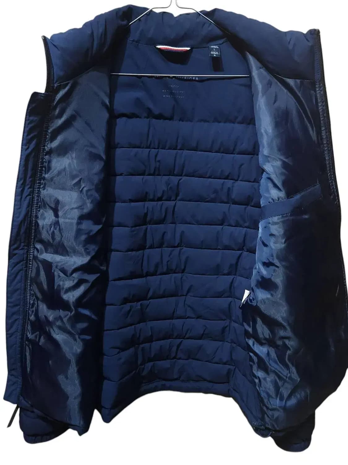 L/ 타미힐피거 퀼팅 패딩 자켓 네이비 /1023 상품이미지5