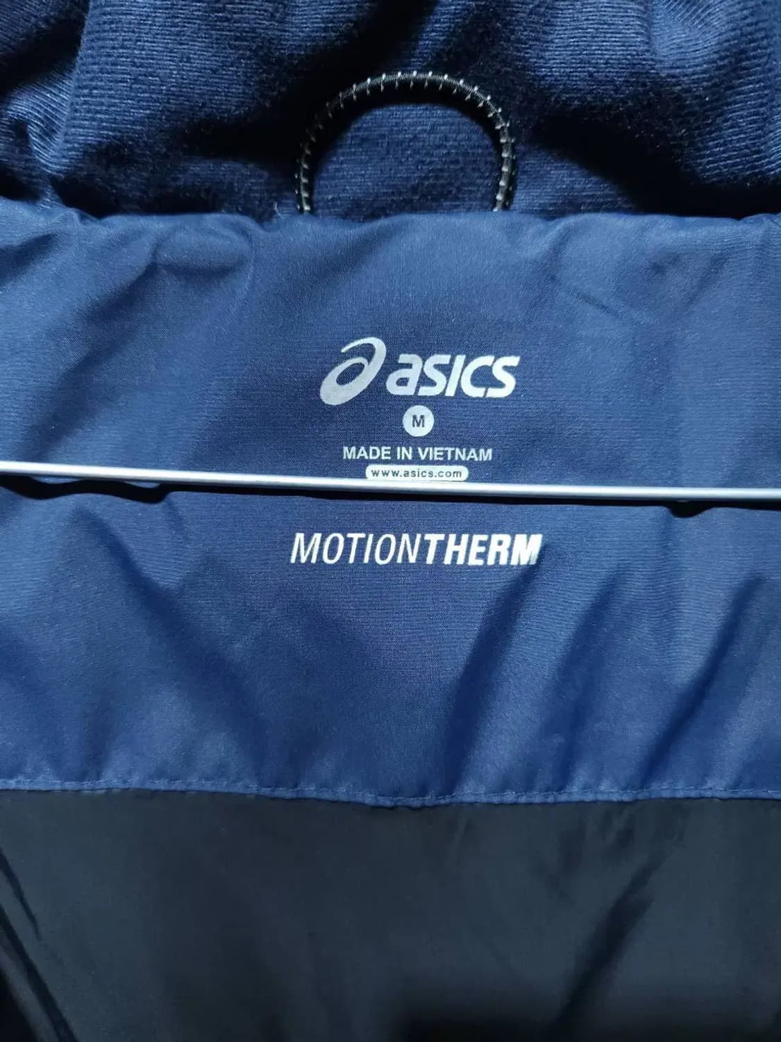 M/ 아식스 아이코닉 덕다운 롱 패딩 네이비 /1027 상품이미지4