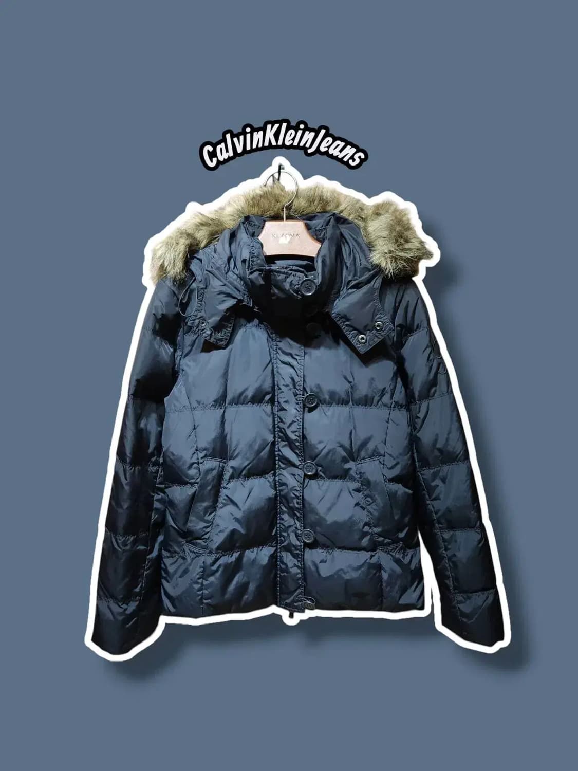M/ 캘빈클라인 덕다운 패딩 자켓 챠콜 /1027 상품이미지1