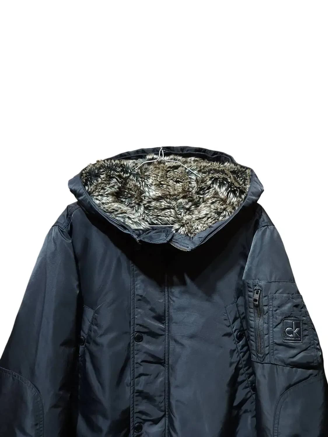 M/ 캘빈클라인 롱 헤비 다운 점퍼 패딩 블랙 /1027 상품이미지2