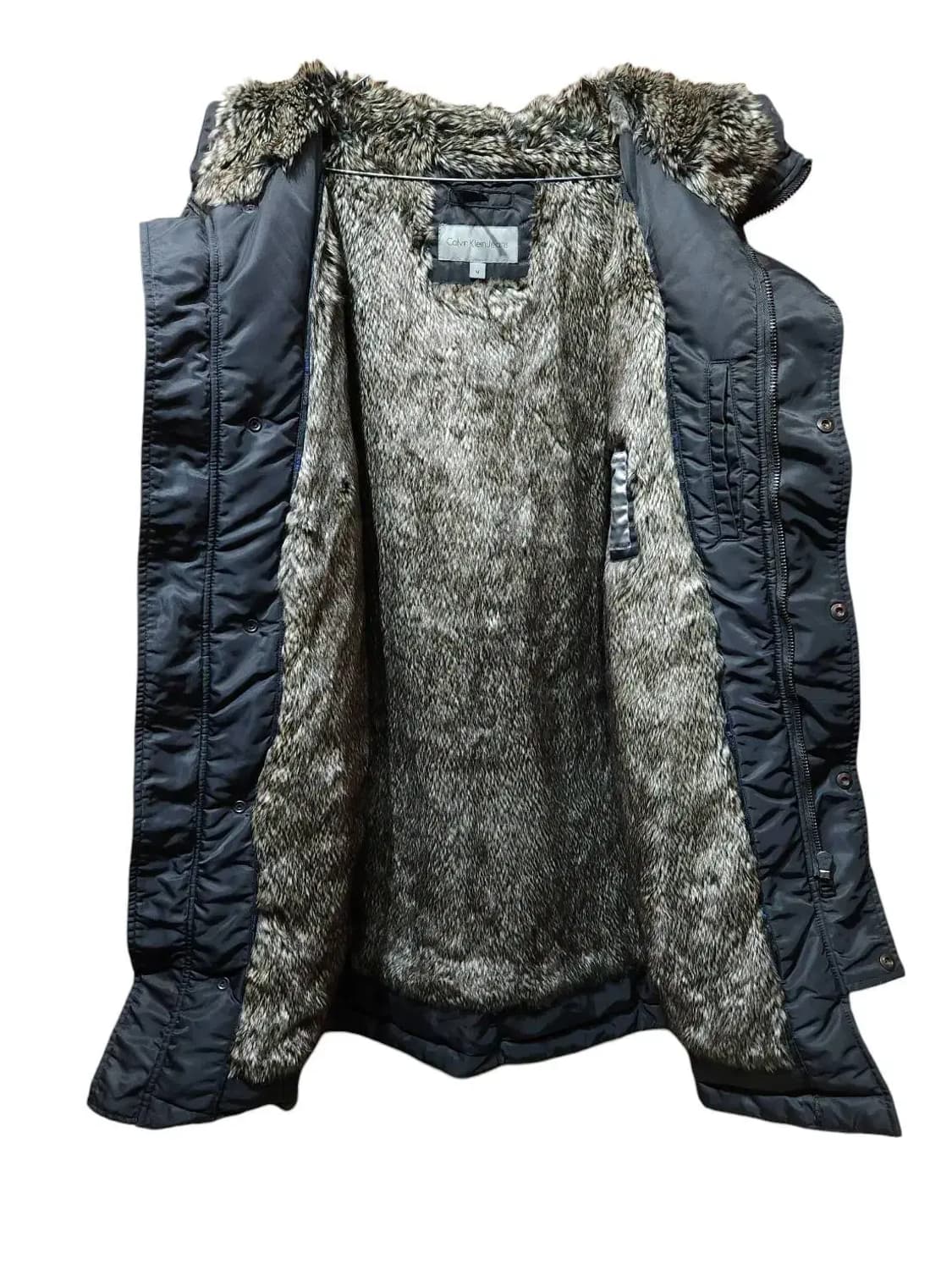 M/ 캘빈클라인 롱 헤비 다운 점퍼 패딩 블랙 /1027 상품이미지7