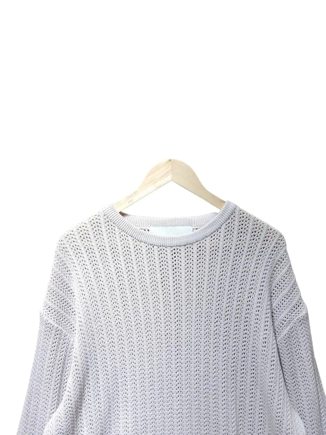 M/ SATUR 세터 이비자 메시드 니트 그레이 라벤더 /1027 상품이미지2