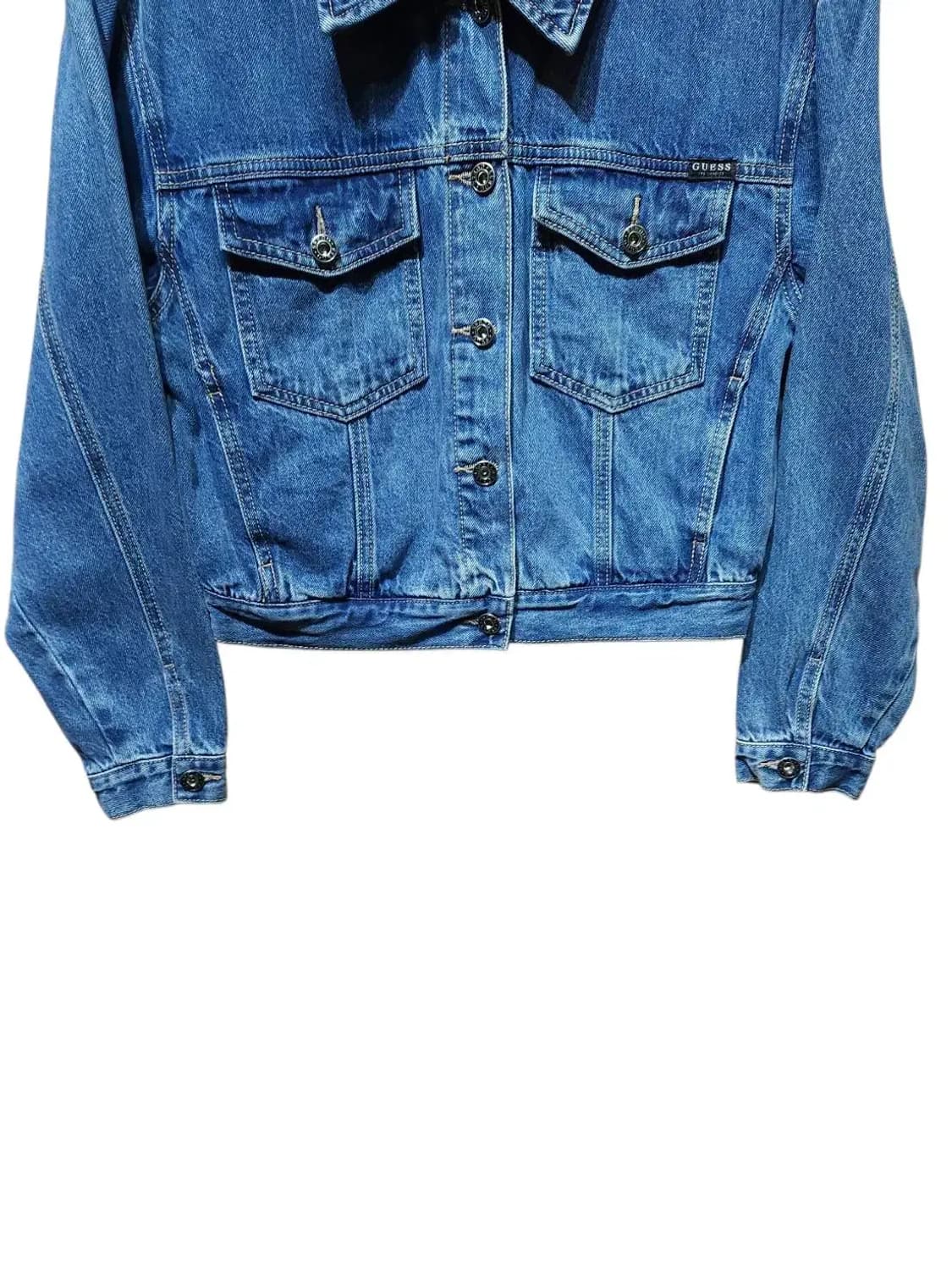 XS/ 게스 포켓 숏 데님 자켓 /1028 상품이미지3