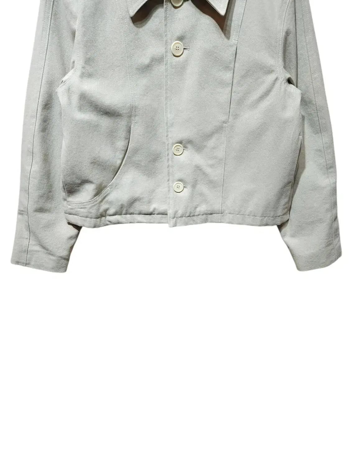 F/ AUBOUR 아우브아워 더블 버튼 커팅 자켓 베이지 /1028 상품이미지3