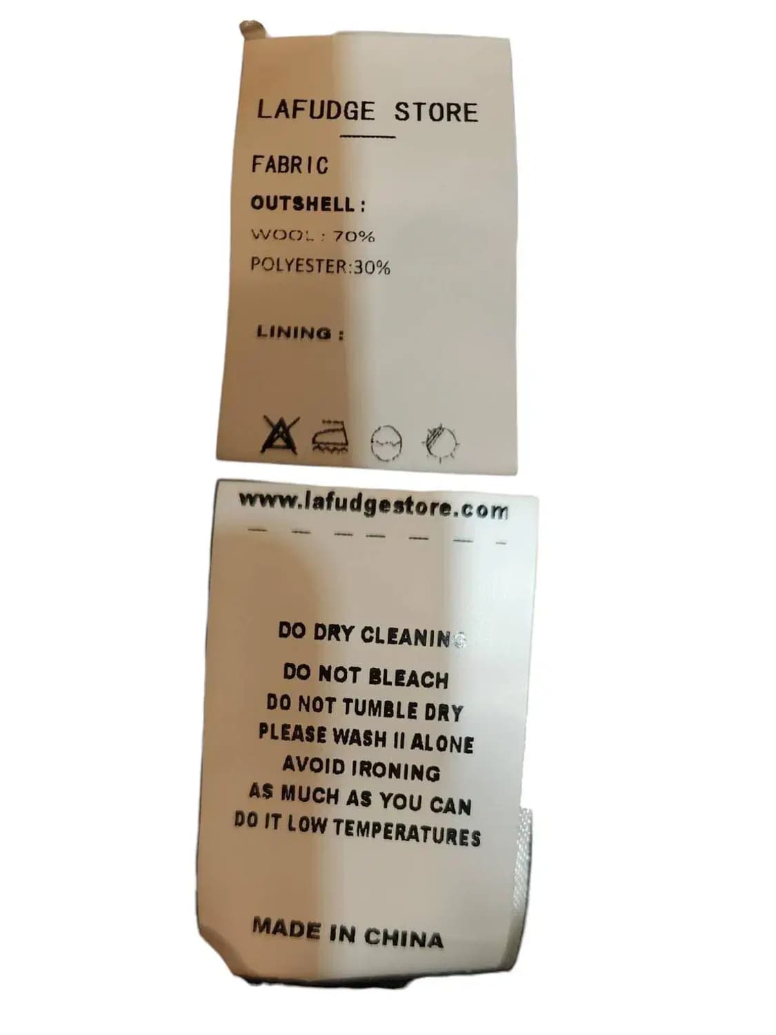 L/ 라퍼지스토어 울리치 오버핏 하프 후드 코트 블랙 /1028 상품이미지5