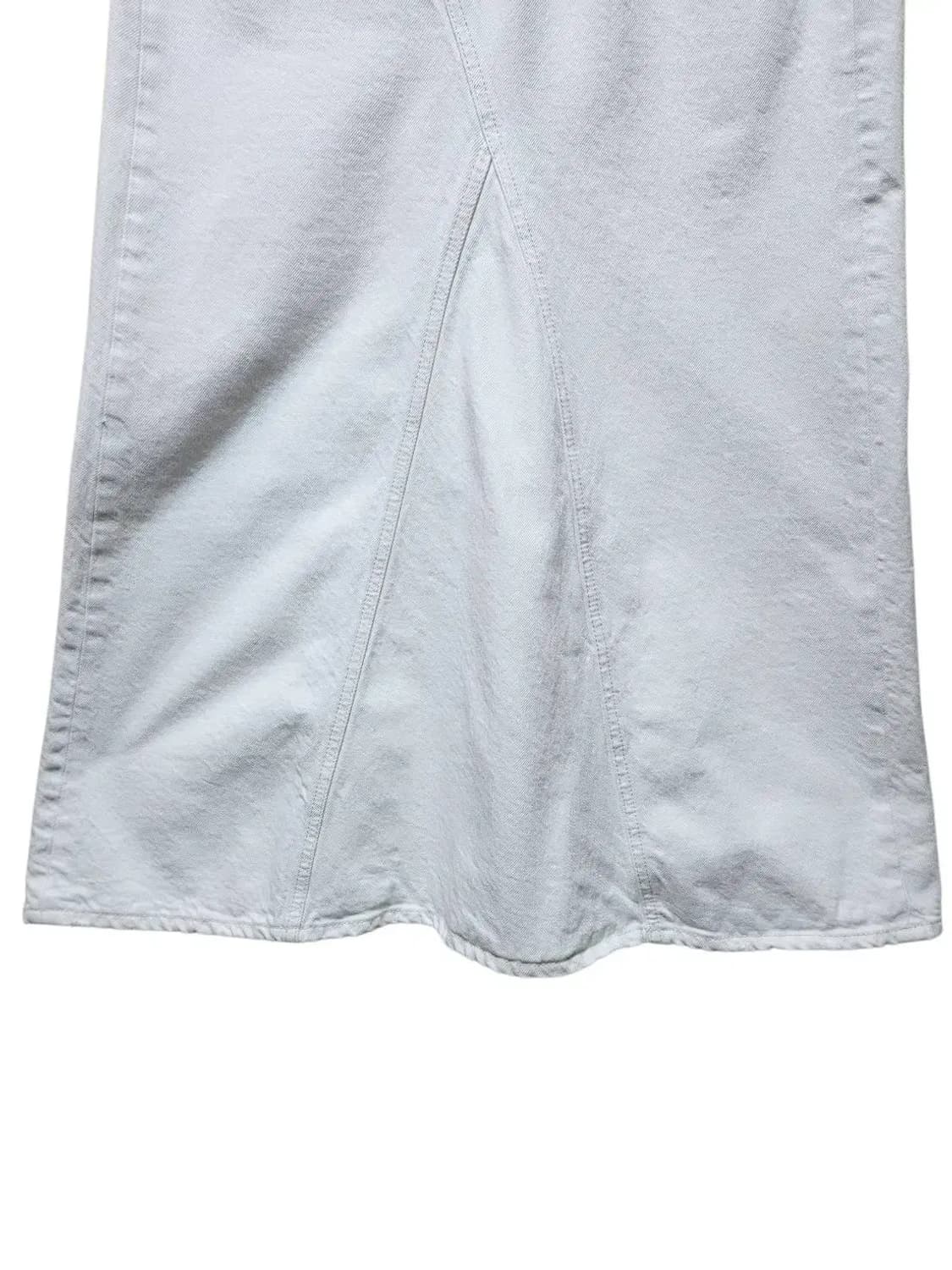 XS/ COS 코스 패널 디테일 데님 맥시 스커트 화이트 /1029 상품이미지3