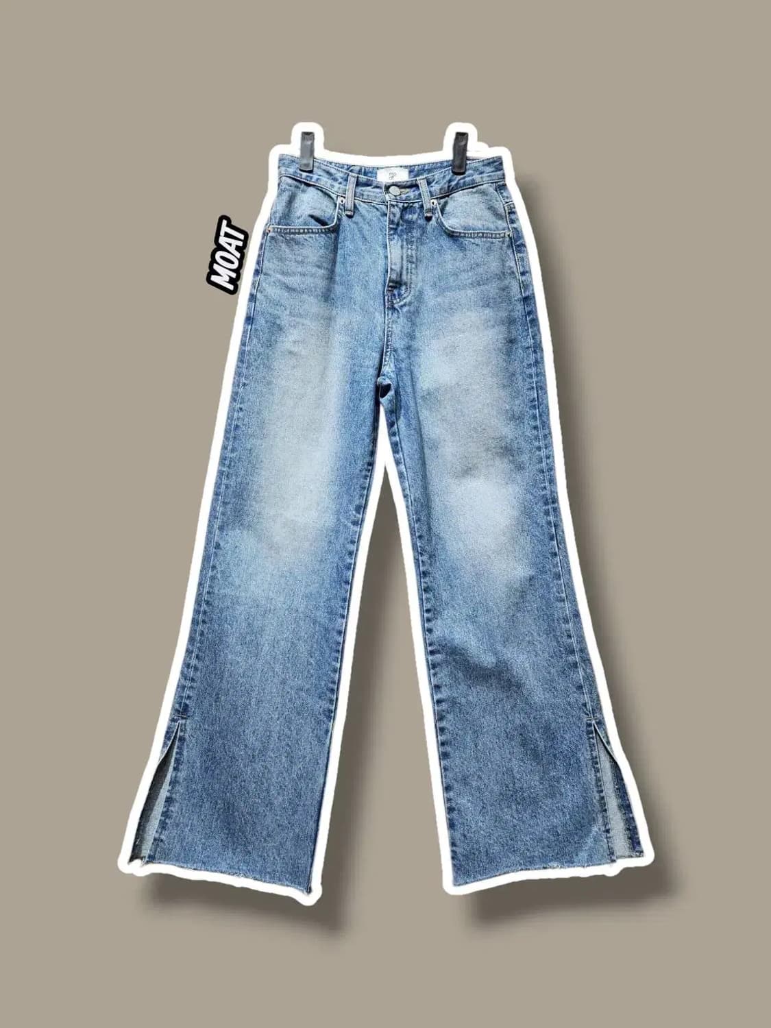 S/ moat 모우트 사이드 슬릿 데님 팬츠 /1029 상품이미지1