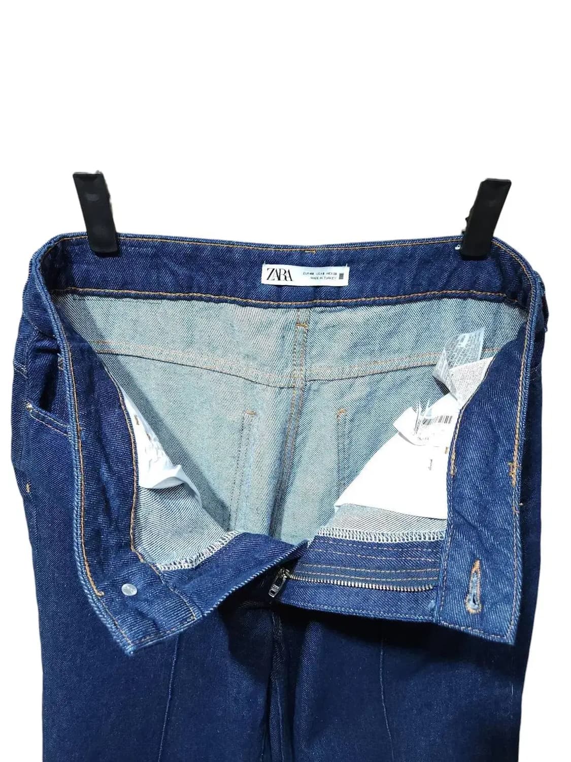 EUR40/ 자라 와이드 하이웨스트 데님 팬츠 /1029 상품이미지4