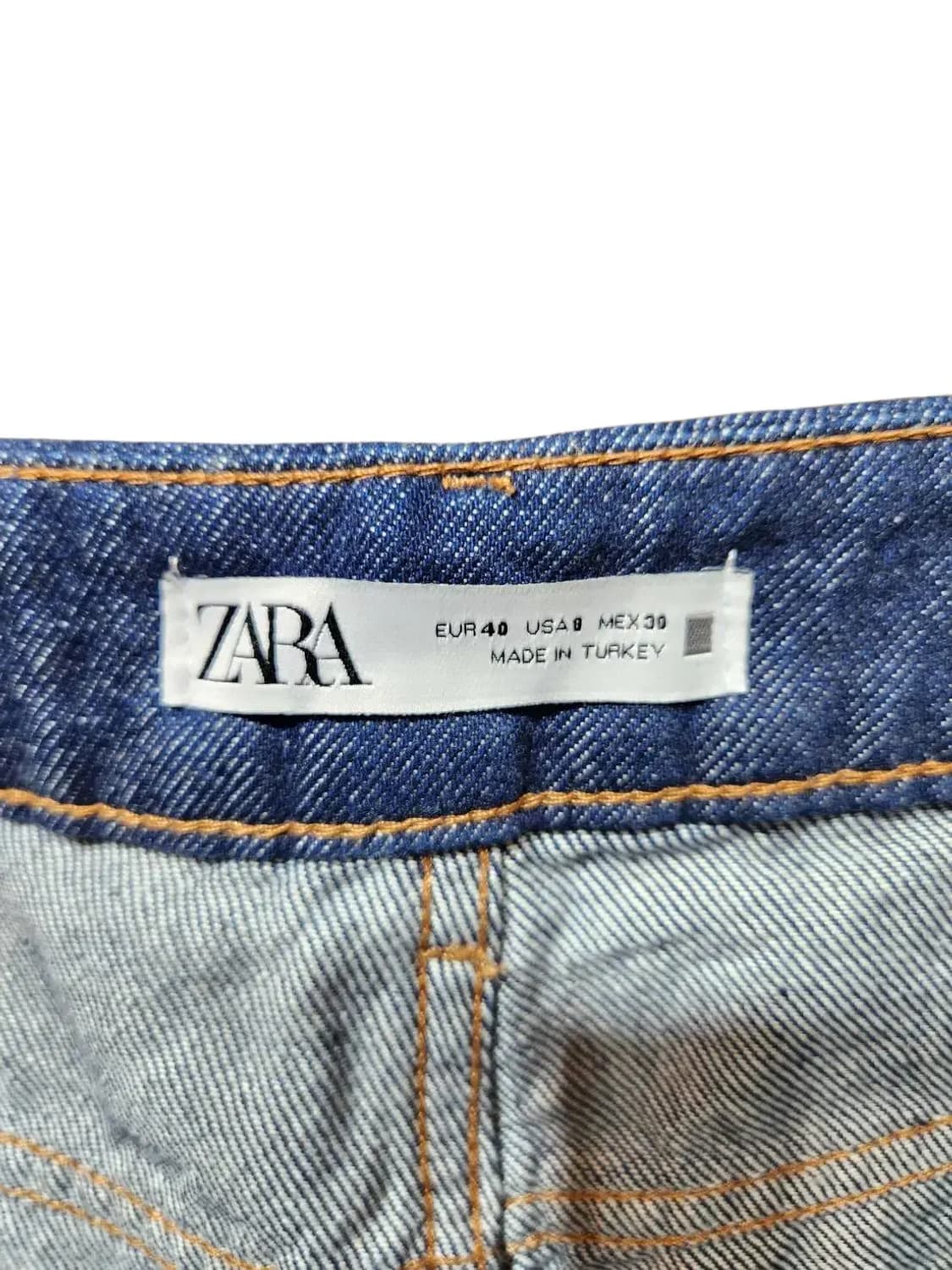 EUR40/ 자라 와이드 하이웨스트 데님 팬츠 /1029 상품이미지5