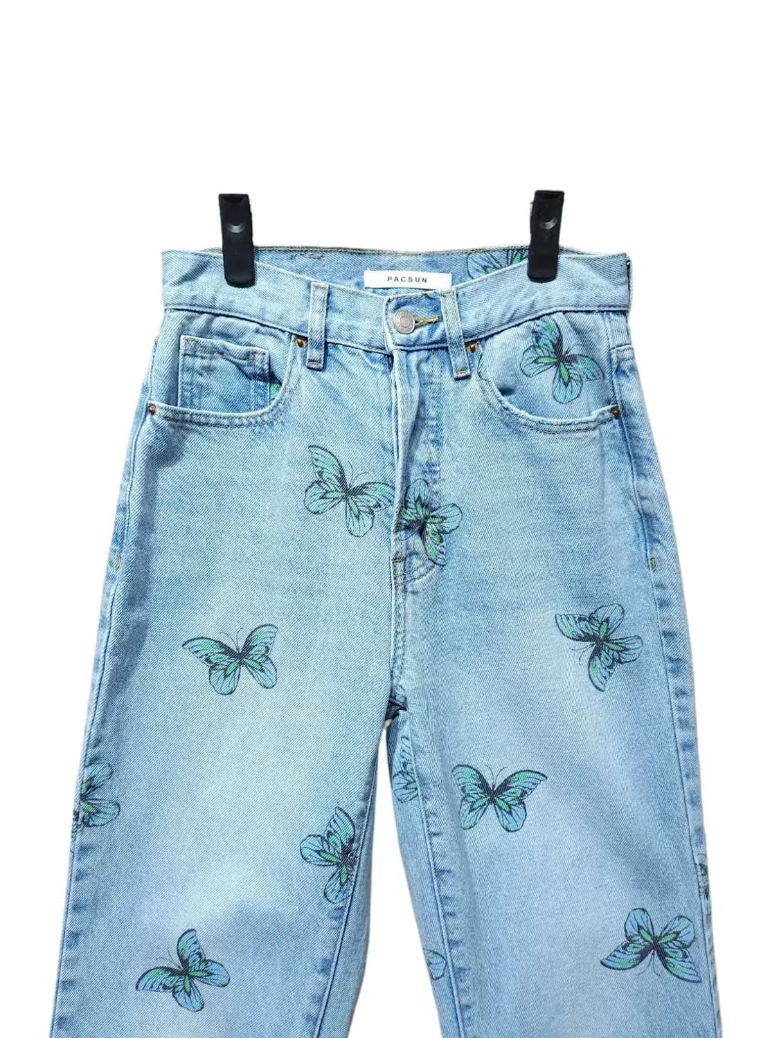 24/ PACSUN 팩선 여성 프린팅  데드진 데님팬츠 /1029 상품이미지2