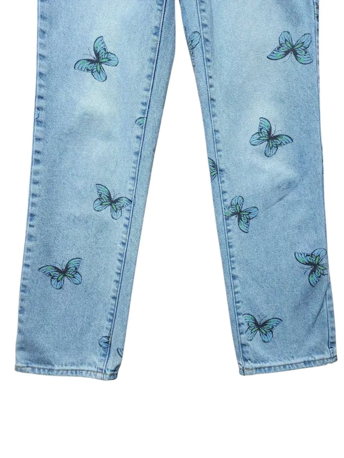 24/ PACSUN 팩선 여성 프린팅  데드진 데님팬츠 /1029 상품이미지3