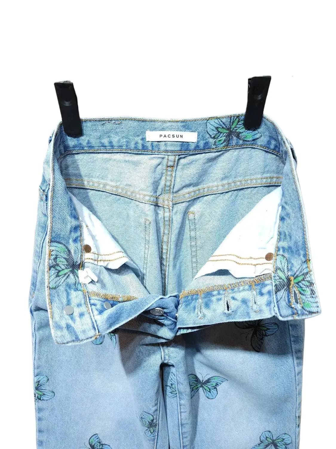 24/ PACSUN 팩선 여성 프린팅  데드진 데님팬츠 /1029 상품이미지4