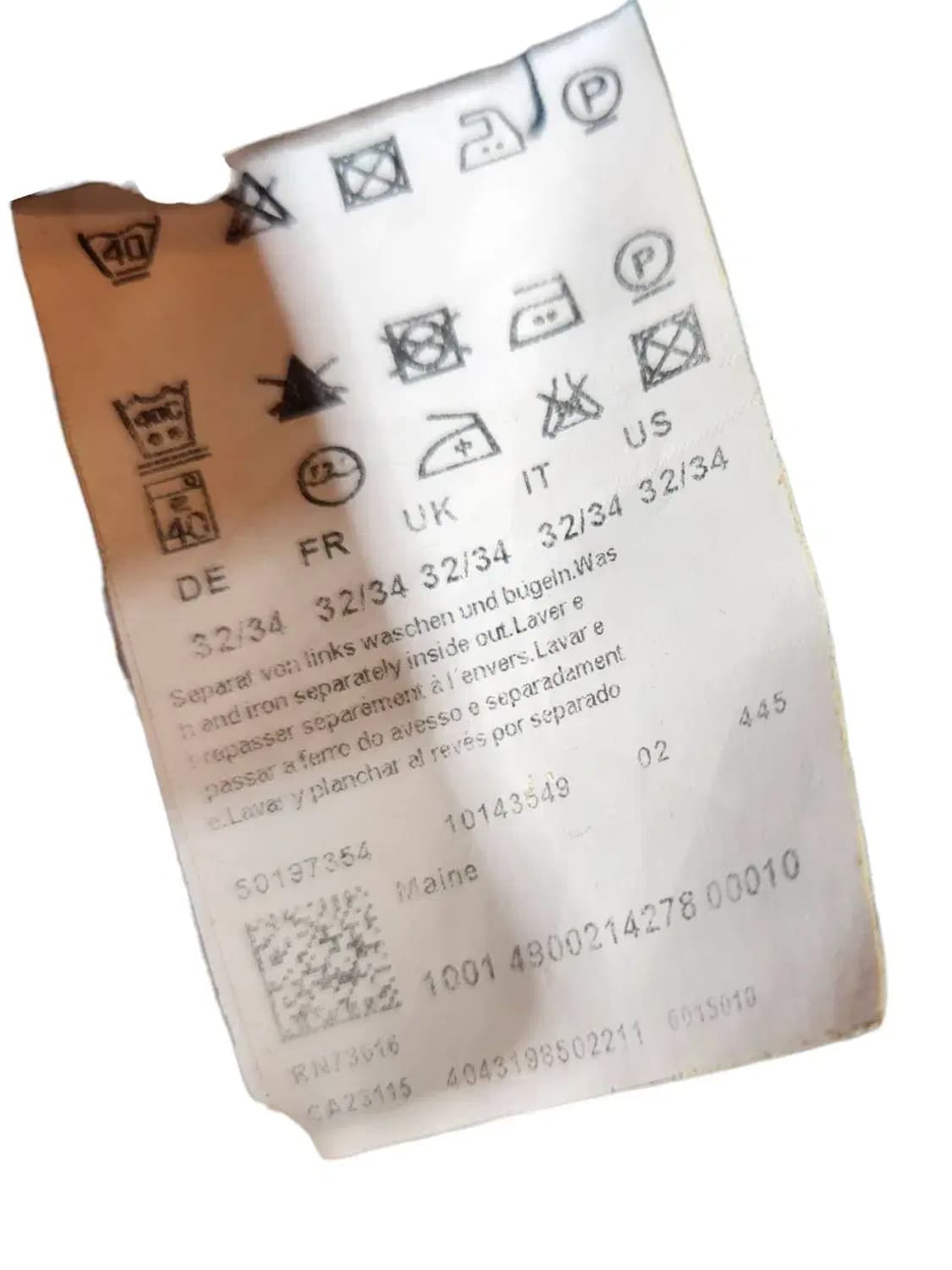 32/ 휴고보스 레귤러핏 데님 팬츠 /1029 상품이미지6