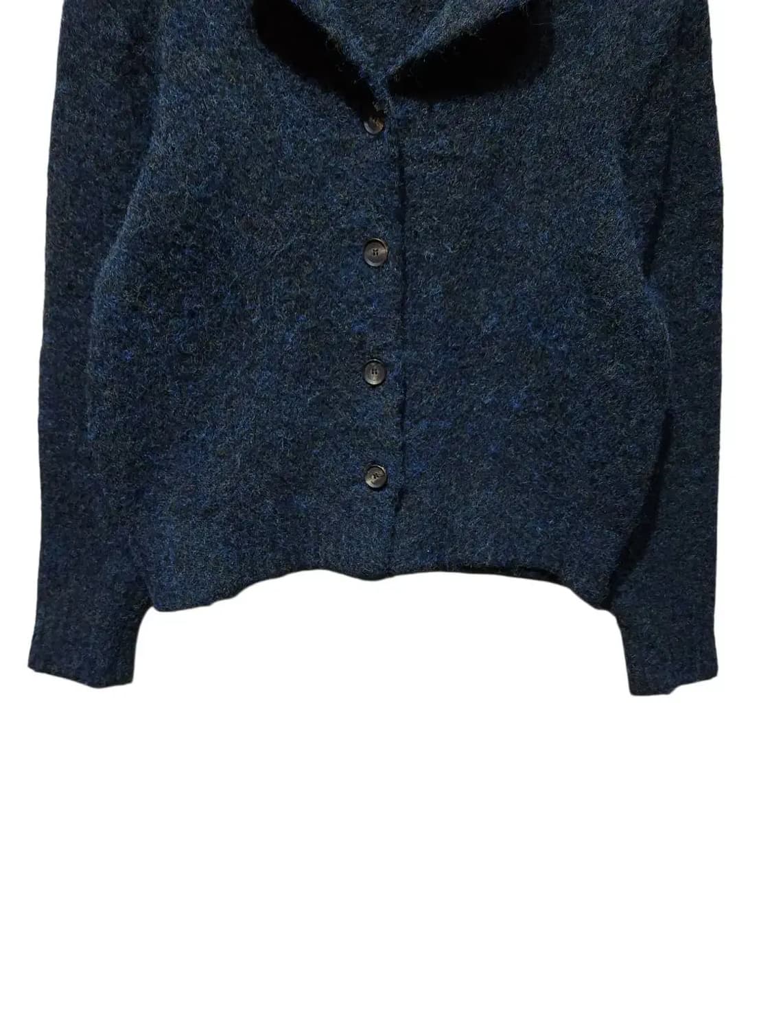 F/ the tod 더토드 울혼방 빅카라 가디건 /1031 상품이미지3